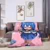 Konata izumi L-Lucky S-Star Blankets Quality Warm Soft  Throw Blanket Winter Plane Travel Couch Bed Pattern Bedspread