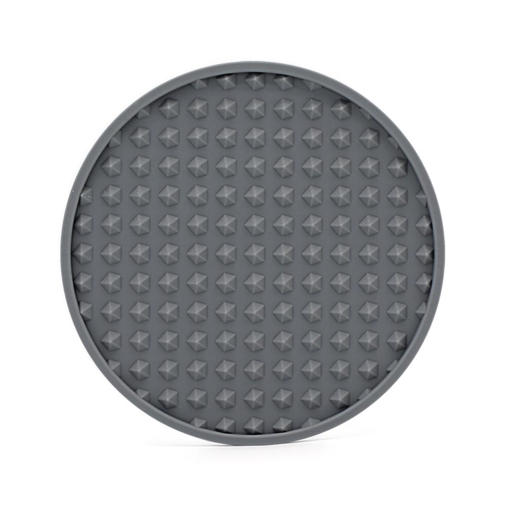Thickened Round Silicone Marble Coaster - Heat-Resistant, Non-Slip, Food-Grade Anti-Scald Mat for Cups