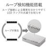 Elecom Giga Switching Hub/5P/Plastic/Magnetic/White