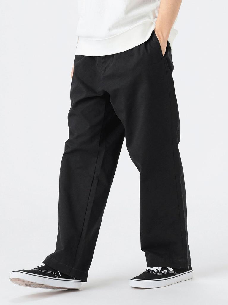 B:MING LIFE STORE by BEAMS Men's B:TC_Wide_PT Pants, Black, Size S, 92230179147