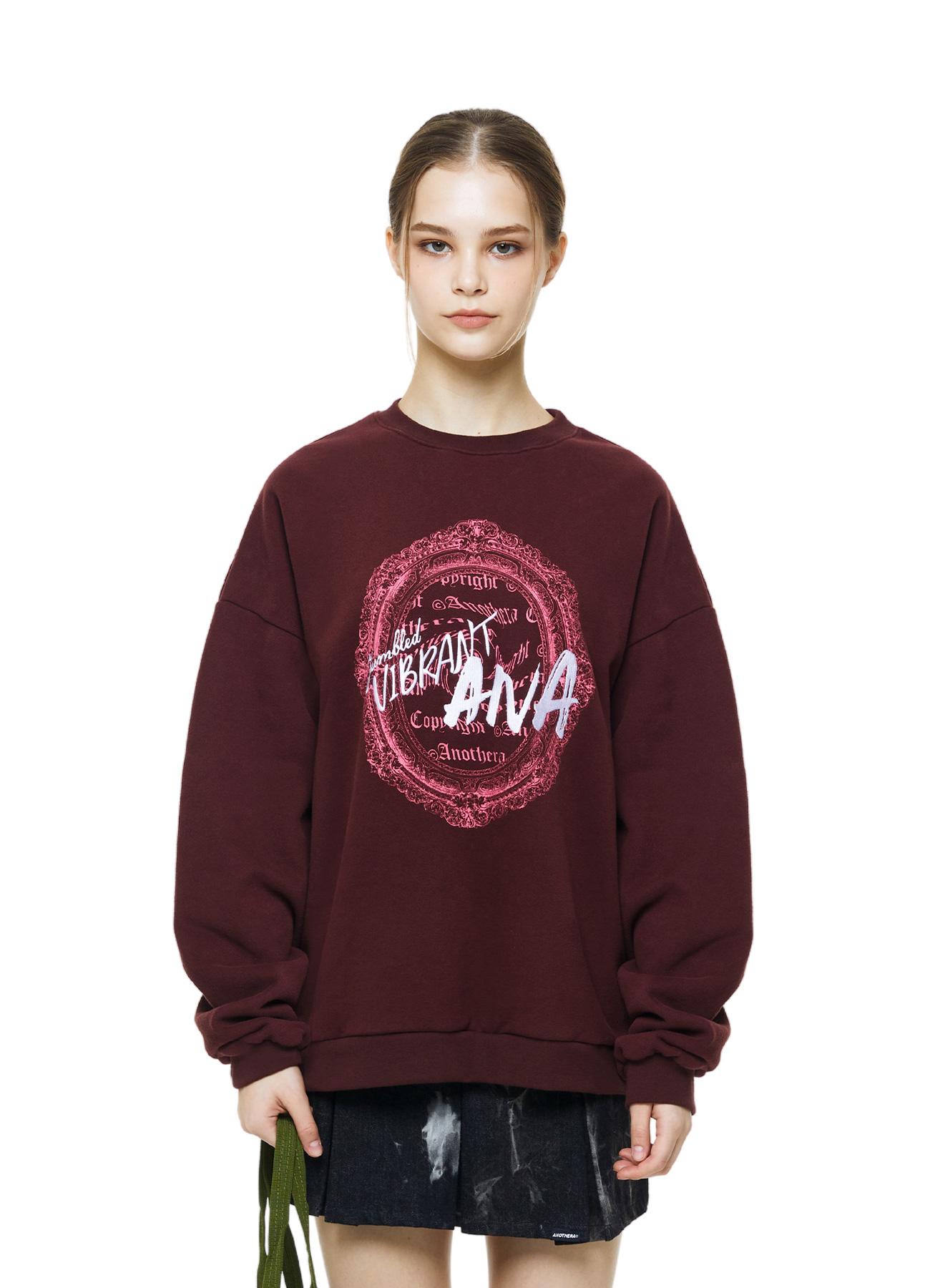 Еще одна толстовка с логотипом A Frame Burgundy/Free