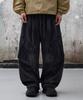 AGOD Vintage Washed Elastic Waist Cargo Pants [Charcoal]