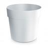 Classic White Round Plastic Flowerpot 19.9 Cm Grower