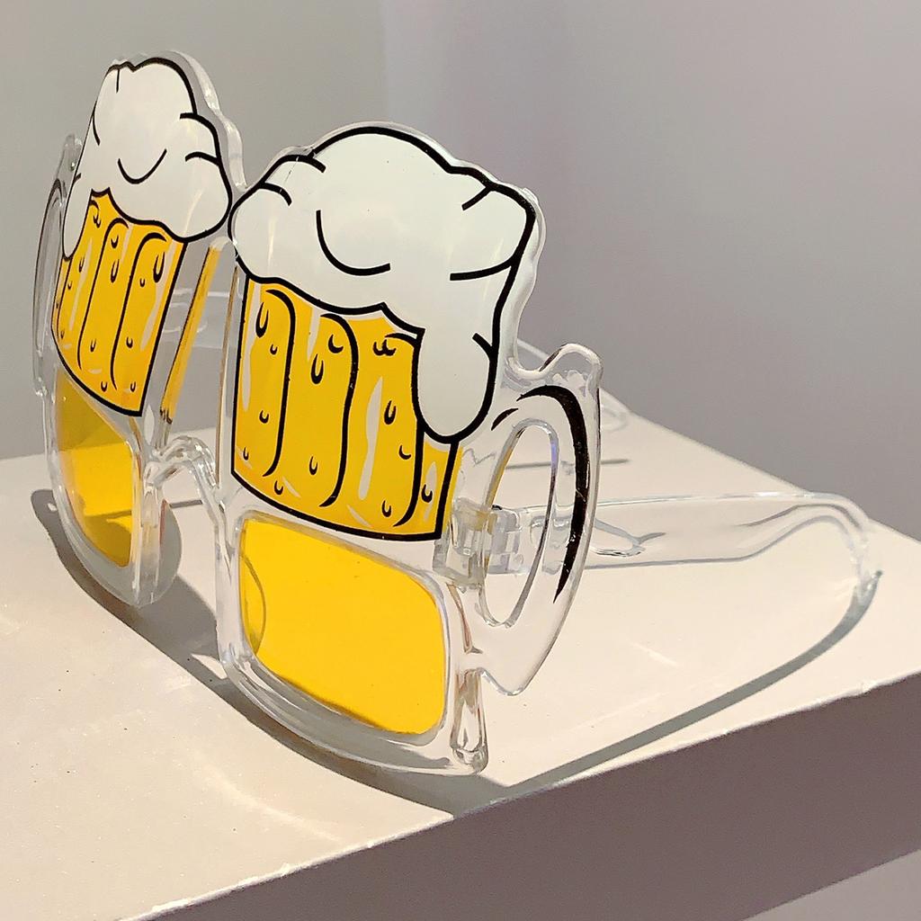 KAMMPT Fun Hawaiian Party Shades Tropical Fancy Eyewear Summer Beach Photo Props Crazy Glasses for Adults