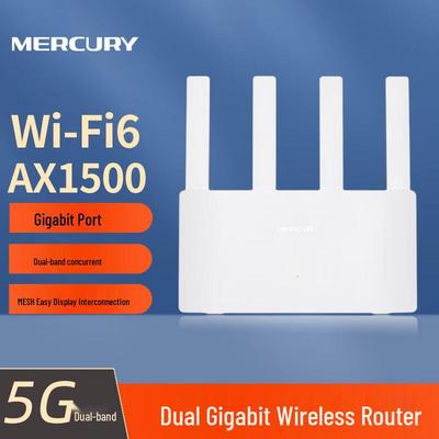 MERCURY AX1500 WiFi 6 Dual-Band Gigabit Wireless Router (CN Version)