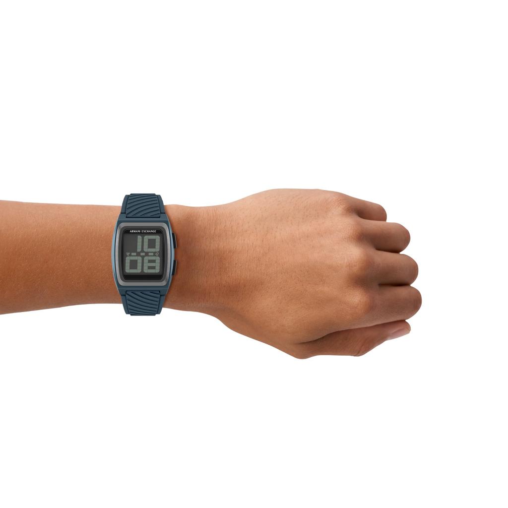 Armani Exchange Men's Digital Silicone Watch AX2970