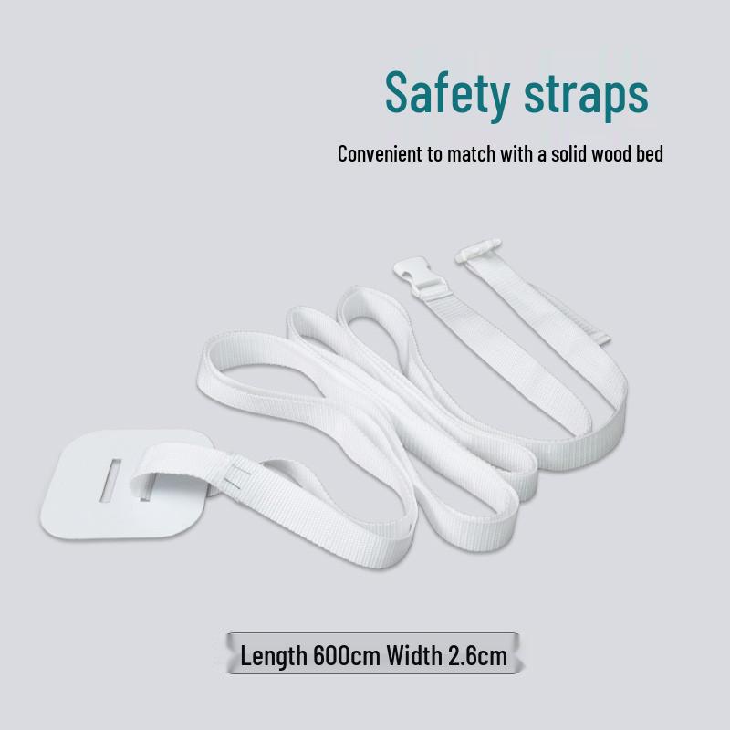 Large Bed Safety Strap for Crib & Bunk - Anti-Movement Fixing Device for Children's Bed