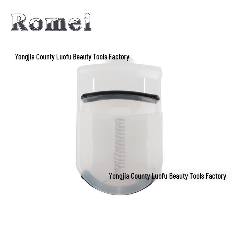 Compact Plastic Eyelash Curler with Free Silicone Pad