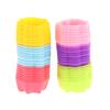 6Pcs 5Cm Peony Flower Pudding Mold Muffin Cake Silicone Molds Accessories