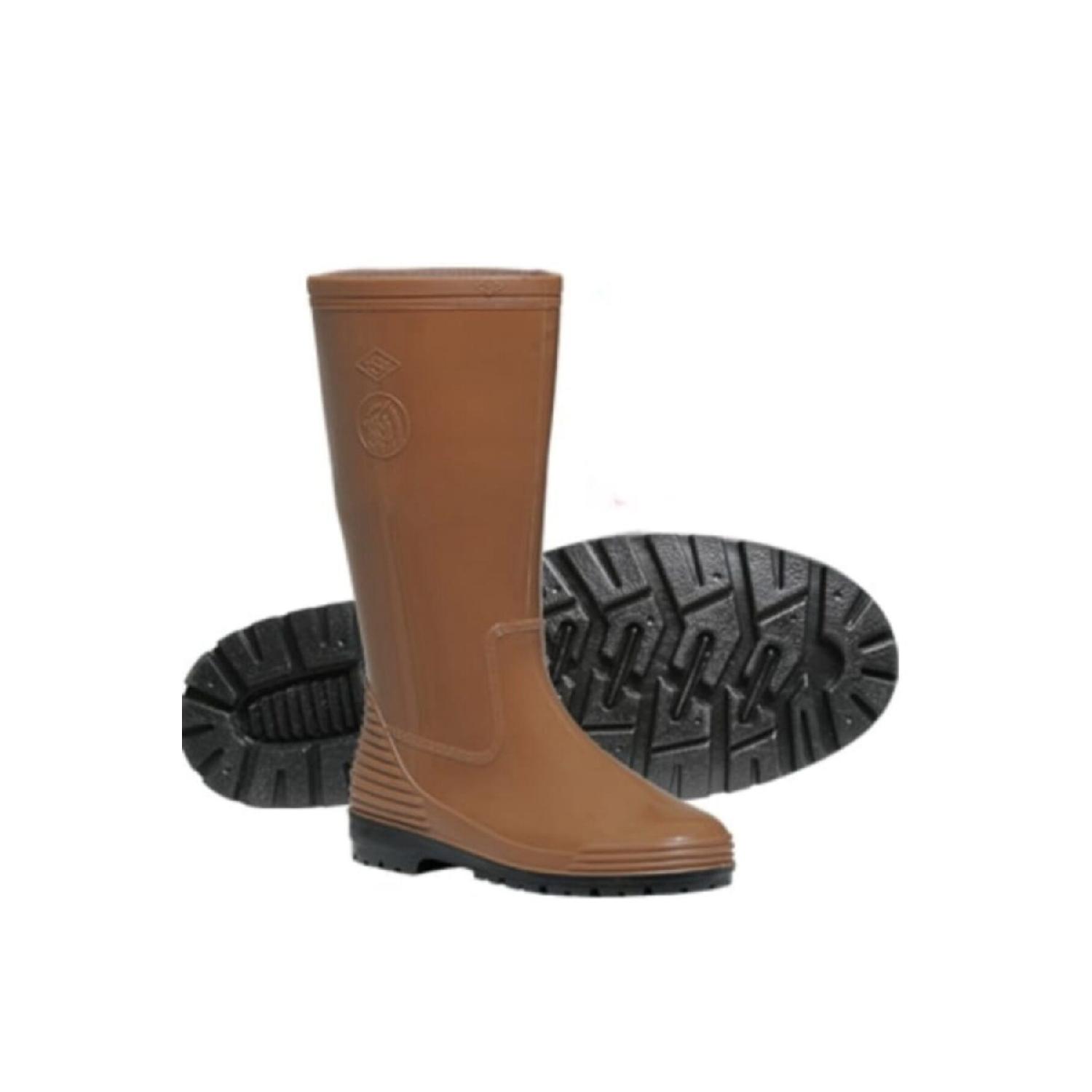 

Dn.en Iso 20347 Tse Pvc Long Rubber Work Construction Garden And Rain Boots 41 коричневый