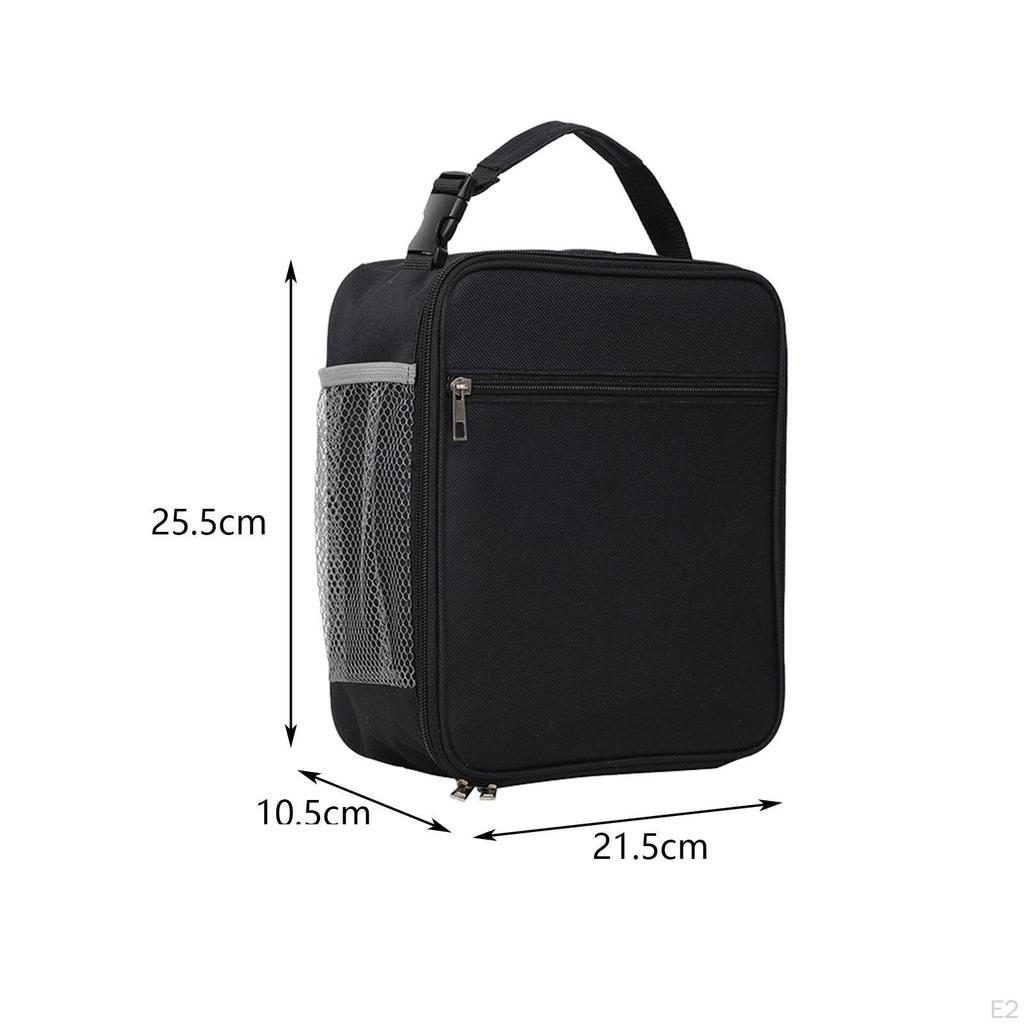Insulated Handbag Large Capacity Picnic Tote Food Box Storage Bags for Outdoor, Fishing,
