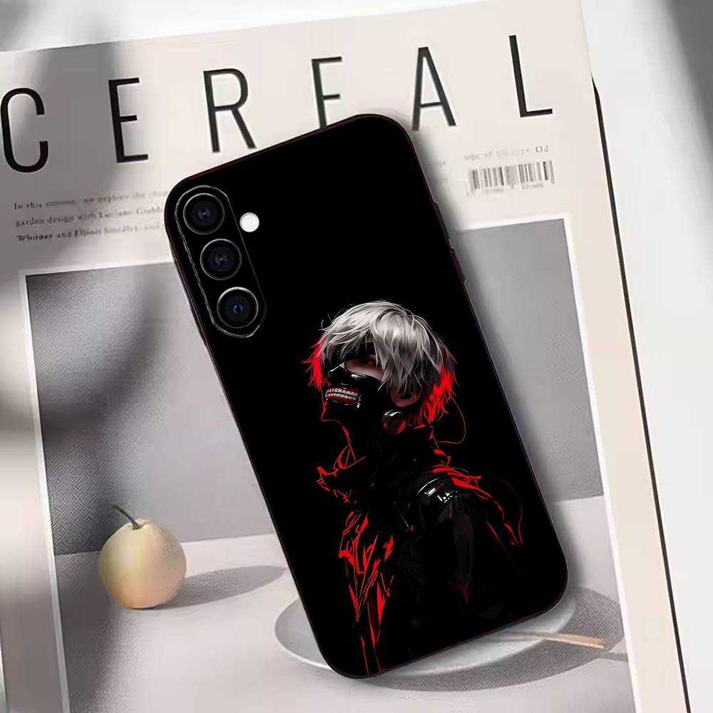Tokyo Ghoul Ken Kaneki Phone Case Black Silicone Soft For Samsung Galaxy A73,A72,A71,A70,A53,A52,A51