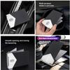 BYD  Aluminum Alloy Card Holder - 4-Slot Driver License & Credit Card Case for Atto 3 Yuan Plus Song Plus Seal Dolphin Seali