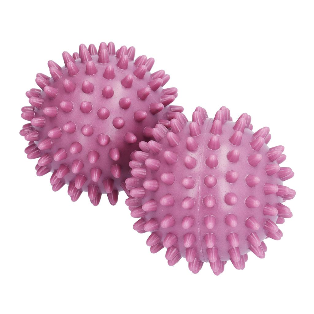 2PCS PVC Clothes Washing Ball Reusable Laundry Washing Drying Fabric Softener Ball