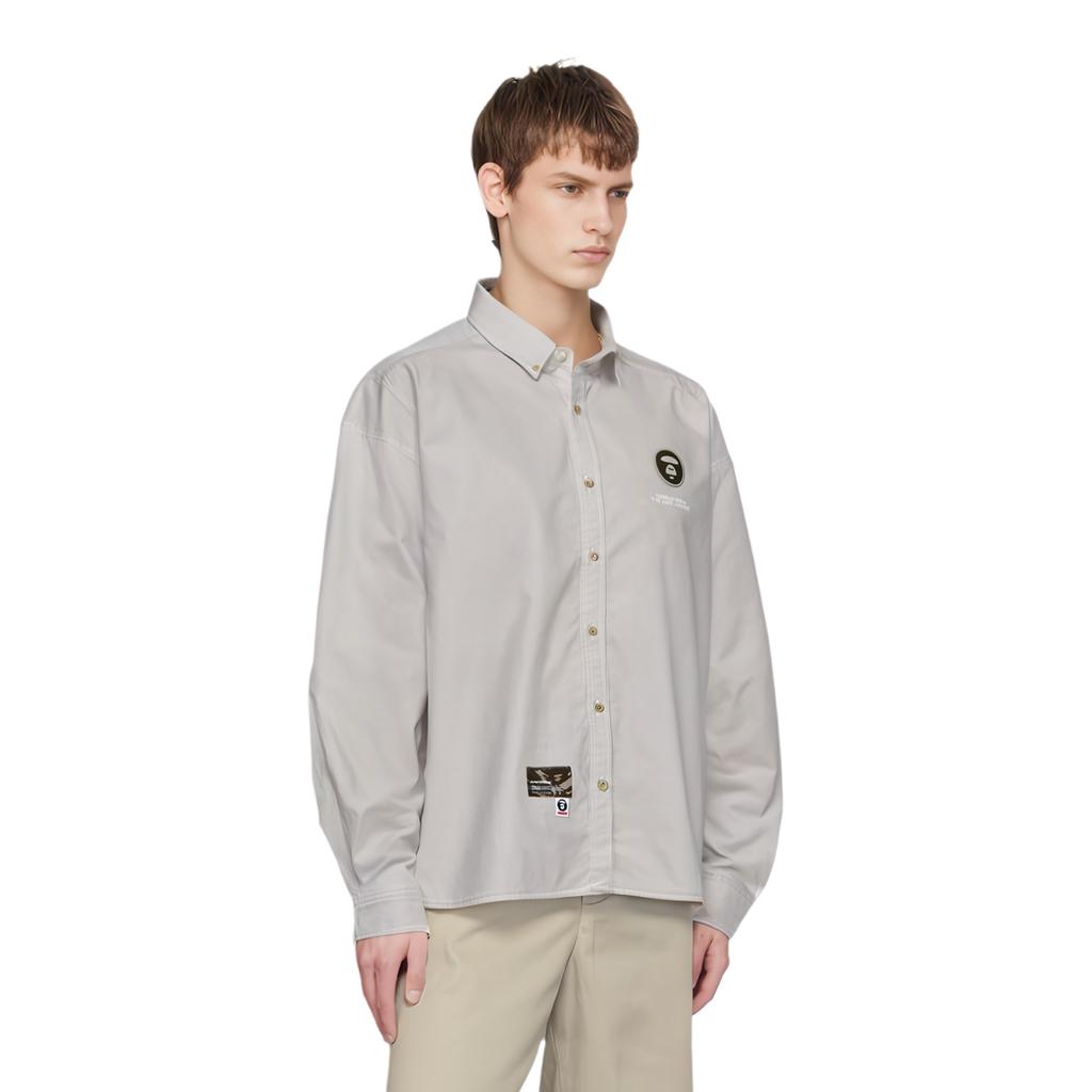 Aape By *A Bathing APE® Logo patch Cotton Shirt AAPSTM8457XXL