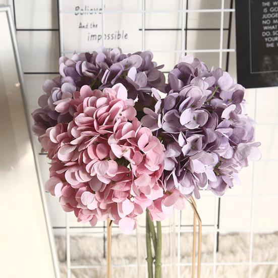 Unique Fake Hydrangeas Minimalist UV-resistant Artistic
