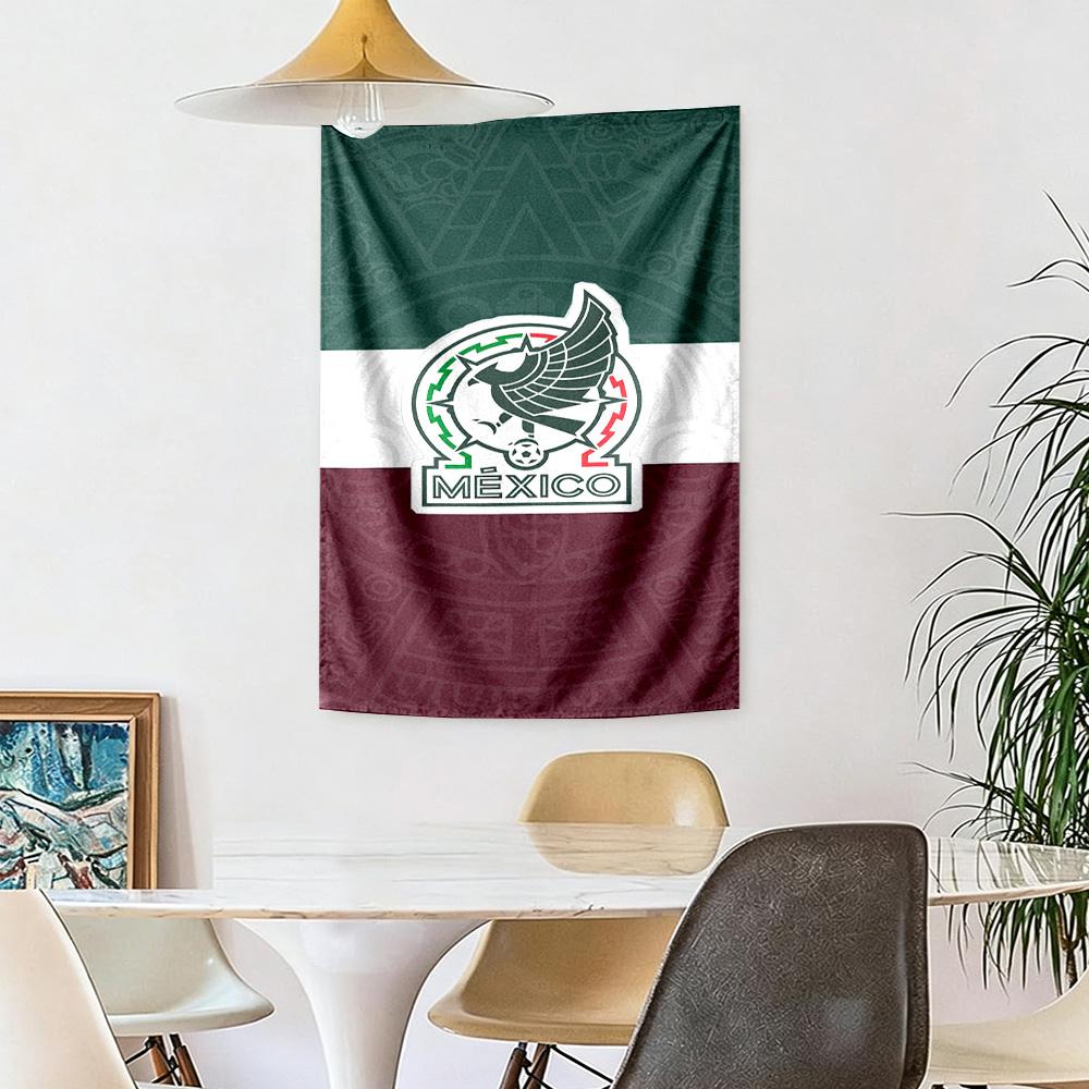 Mexiko Logo Wanddeko Wandteppich Kunst Für Haustiermemorial Geburtstag Hochzeitsfeier Kulisse Familiengeschenk