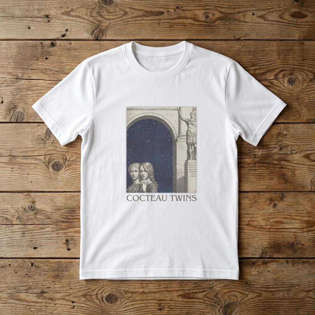 Cocteau Twins Graphic T shirt, 90s Dreampop Indie Music Apparel
