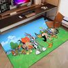 1pc Office Carpet Chair Mats Looney Tunes Characters Group Perfect for Office Chairs, Living Rooms, Or Bedrooms,Polyester Carpet.HDT186