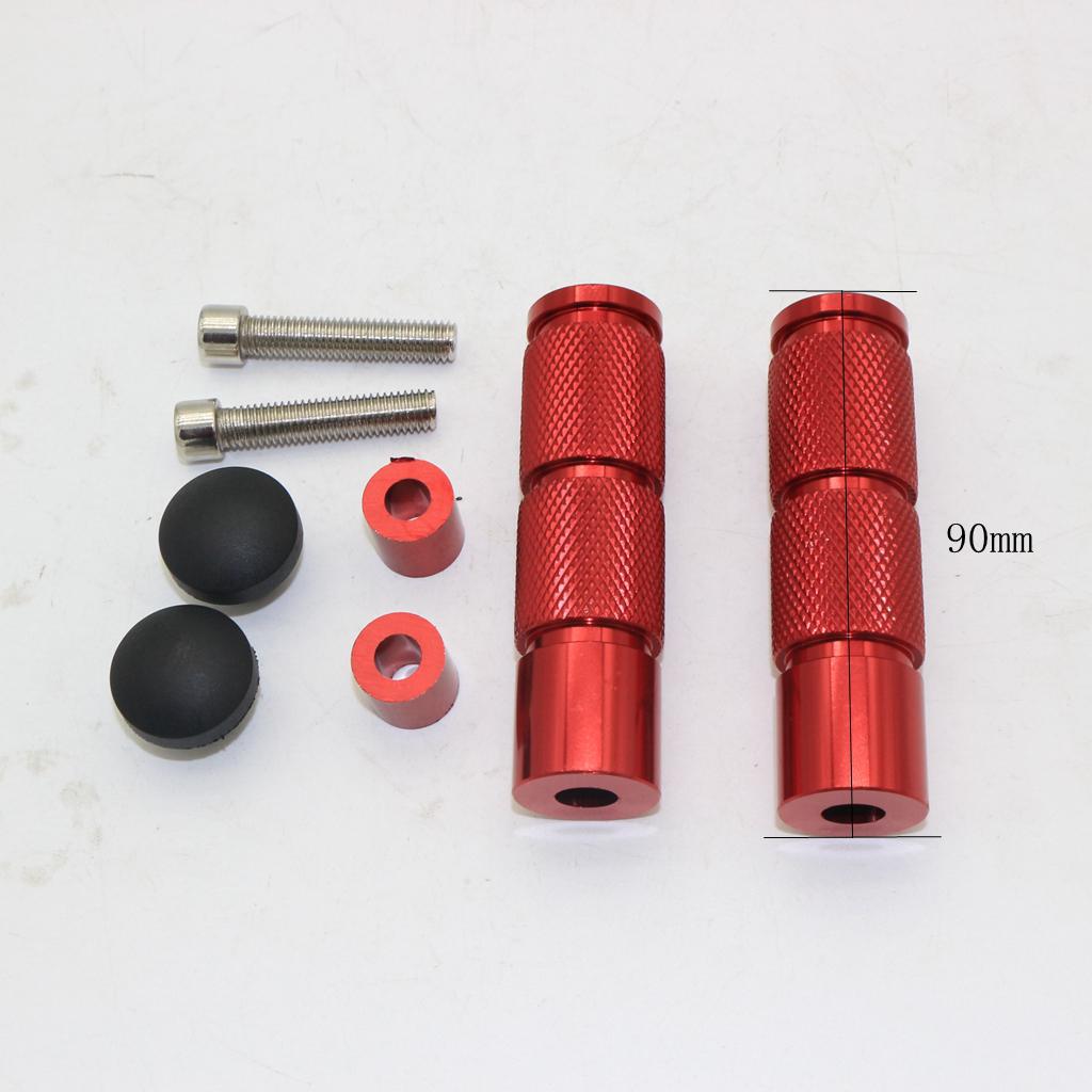 10mm Dia. Foot Pegs Footrests For Rearsets Motorcycle Dirt Bike