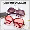 Ochelari de soare Camellia la modă europeană și americană, ochelari de soare eleganți cu umbrire UV, ochelari de soare mari cu față rotundă, ochelari retro subțiri.