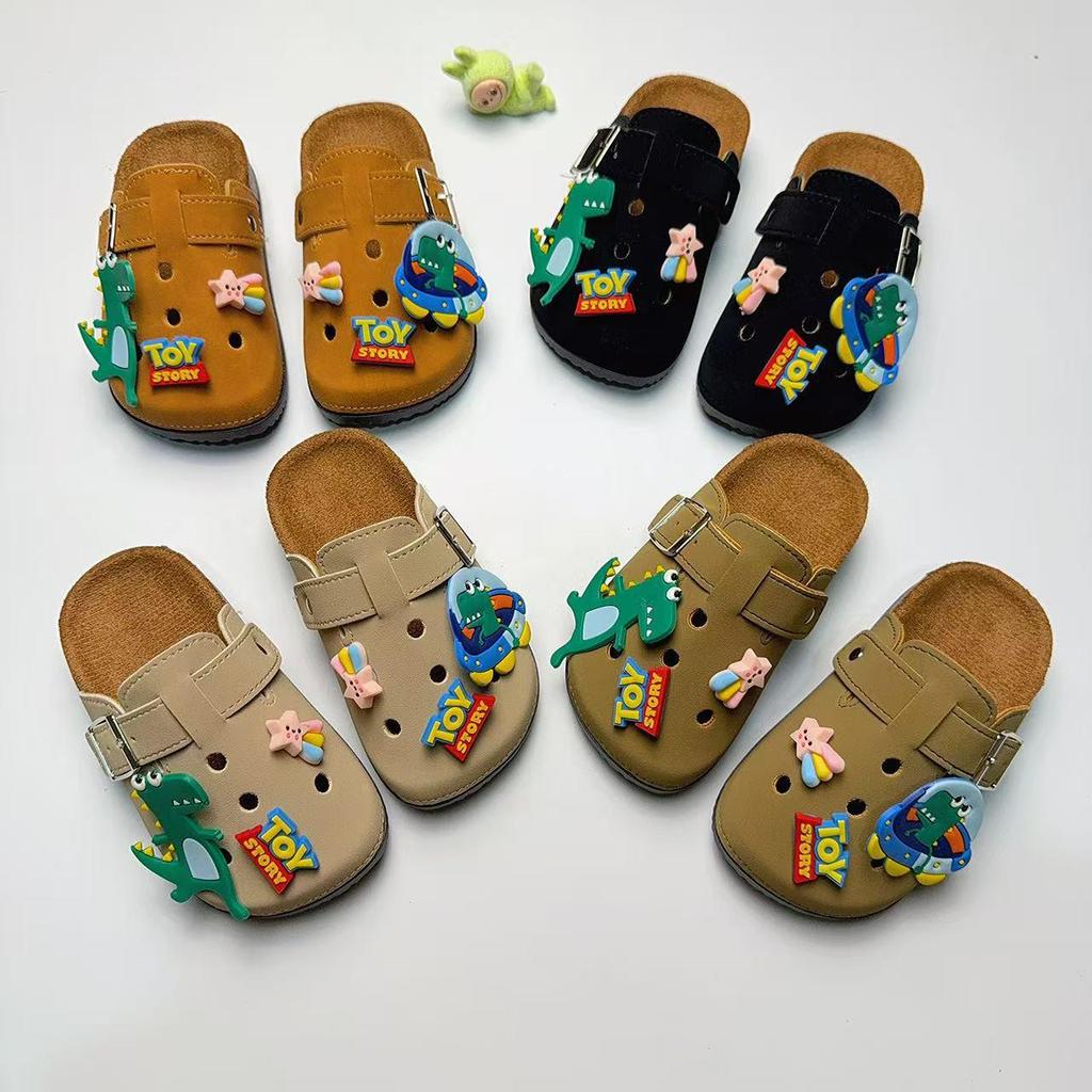 Kids' Cartoon Birkenstock Clogs: Non-slip, Durable, Retro Thick-sole, Outdoor Hole Slippers