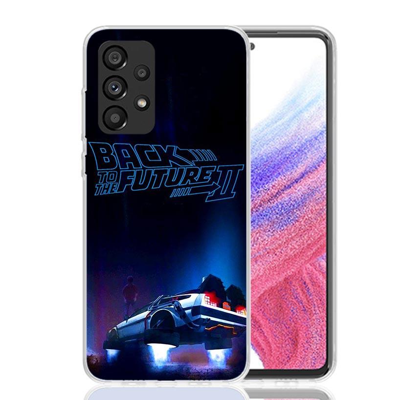Back To The Future Time Machine Case Phone Cover for Samsung Galaxy A17 A16 A15 A14 A13 A56 A55 A54 A53 A36 A35 A34 A33 A26 A25
