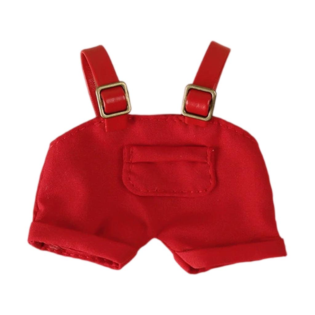 17cm Doll Clothes Overalls Baby Pendant Clothes Suspender Pants Clothes Replacement Trend Gift