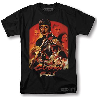 Cobra Kai TV-Show Shirt Karate Kid Klassisches Vintage Grafikdesign T-Shirt