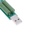 USB-Lasttester Mini-Powerbank Entladewiderstand m. Schalter 2A/1A Widerstandsprüfmodul Digitaler Strom-Spannungsmesser Tester
