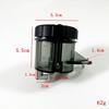 Motorcycle Oil Tank Cup Black Transparent Clear Black Plastic For Triumph