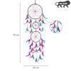 Ловец снов с подсветкой, Dream Catcher with Lights (76 cm, Pink-Green),  Duli