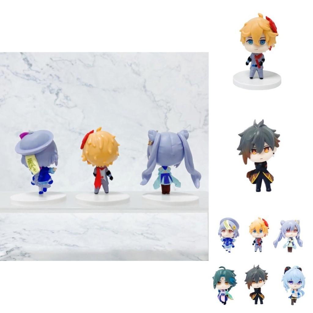 Adorable Genshin Impact Pvc Q Version Figures Set Of 6pcs For Collectors