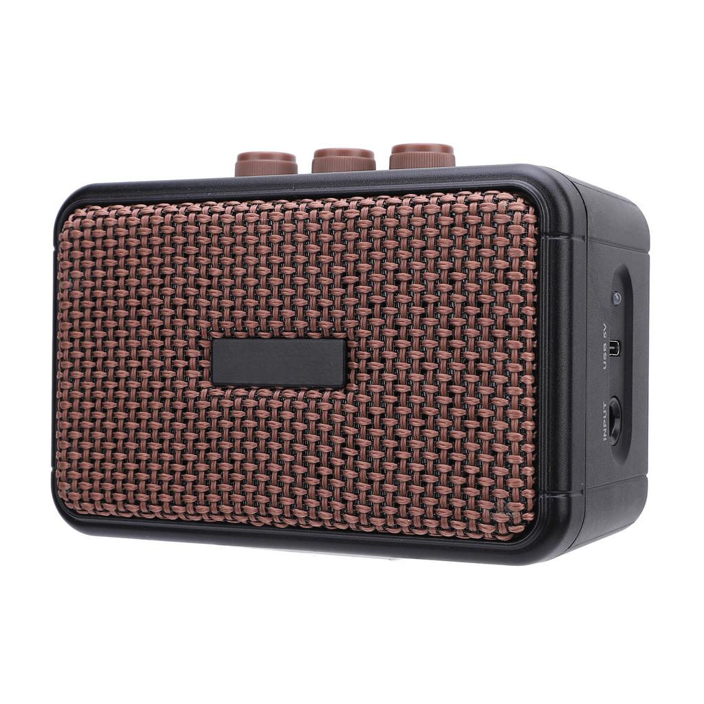 Electric Guitar Amplifier 6.35mm Interface Built in Double Speakers Bluetooth Portable Guitar Combo Amp