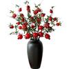 Artificial Flower Arrangement for Home Decor - Persimmon and Pomegranate Branches for Living Room, Dining Table, or Entrance Hall Display