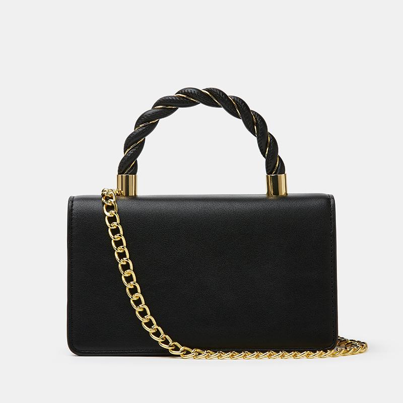 Women's New Trendy Spring and Summer Chain Single Shoulder Armpit Bag European and American Fashion Versatile Crossbody Small Square Bag for Women