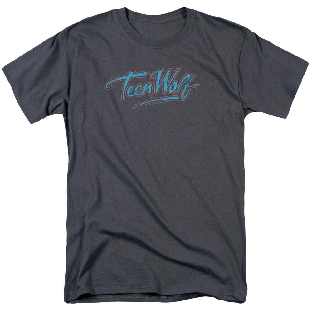 Teen Wolf - Neon Logo - Unisex Short Sleeve Children s T-shirt - Gray 100