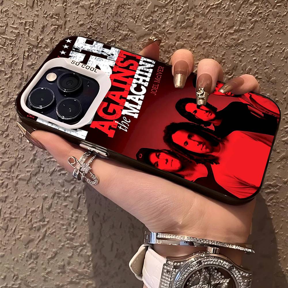 R-Rage A-Against T-The M-Machine Band Phone Case Color Silver Shell For IPhone 17 16 15 14 13 12 11 Pro Max Plus