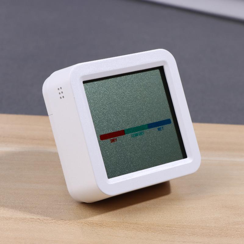 WLAN Temperatur-Feuchtigkeitssensor Heimvernetztes Thermometer mit Hintergrundbeleuchtung LCD Innen-Hygrometer Sprachsteuerung