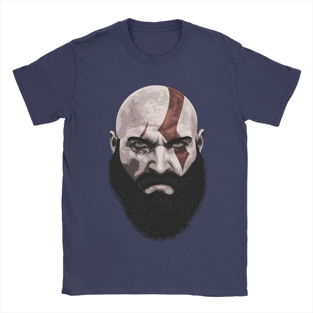 Vintage God of War Kratos TShirt Unisex Round Collar Cotton T Shirt Ghost of Sparta Short Sleeve Tee Shirt XL XL XL Tops