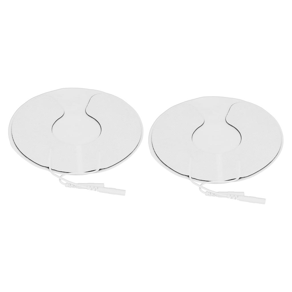 2pcs Breast Electrode Pads for Electric TENS Massager Physiotherapy Machine 11cm  4.3in