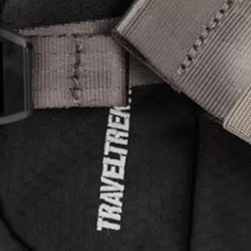 New Anta China National Geography, Collaboration Outdoor Collection Polyester Fanny Pack Men's Black 192526131-1