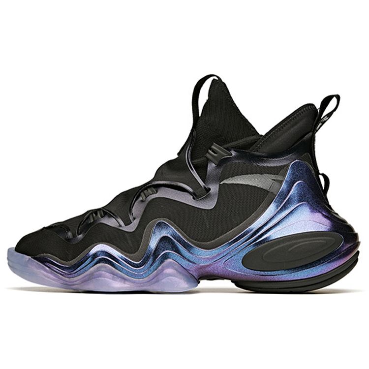 Anta Star Mark Series Youxin Men Mid Top Basketball Shoes Black 112048818A-7 42