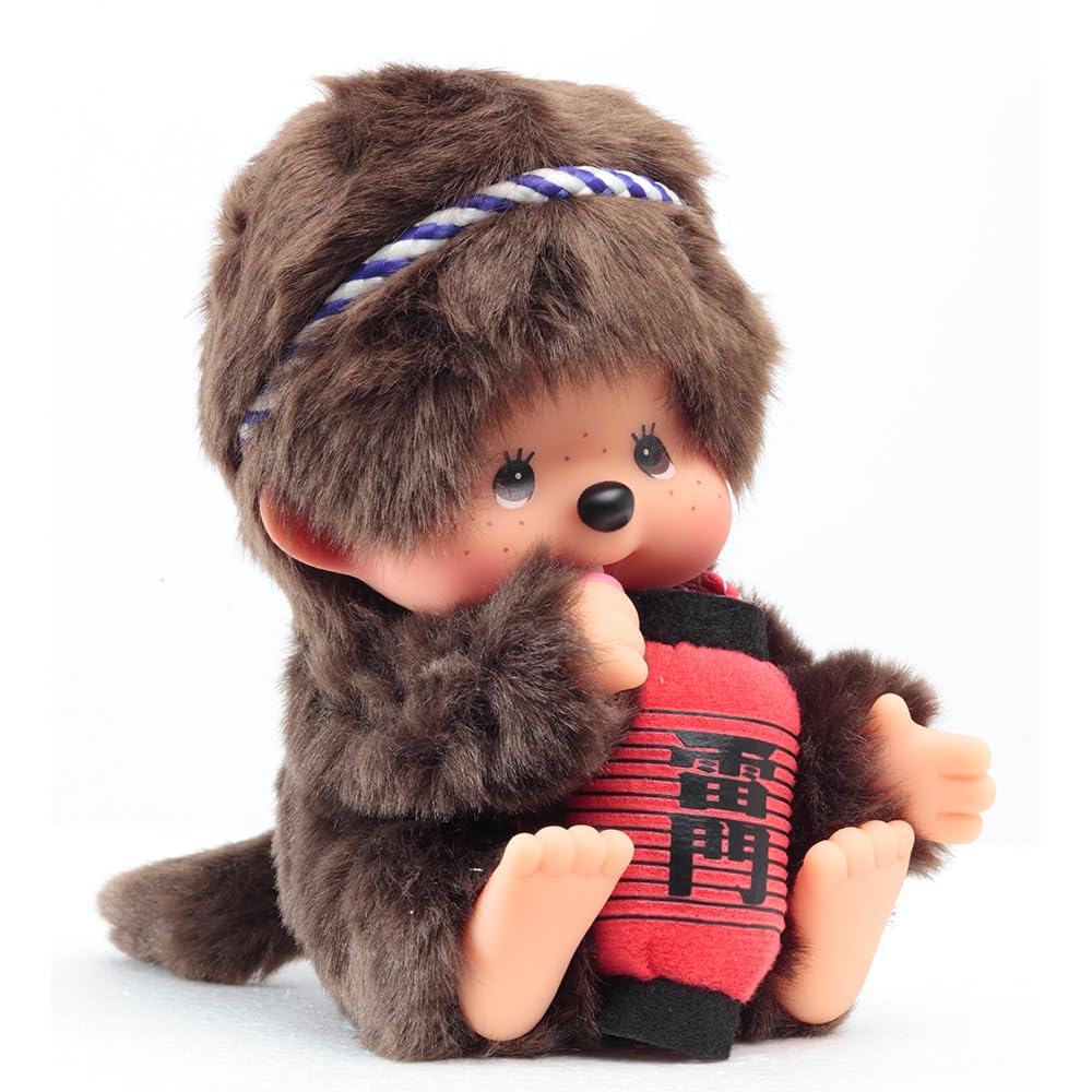 Kyugetsu Official Original Asakusa Kaminarimon Monchhichi Sitting Figure IPM-23-Z
