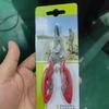 Stainless Steel Multifunctional Bent Nose Fishing Pliers with Scissors and Dyneema Line Cutter