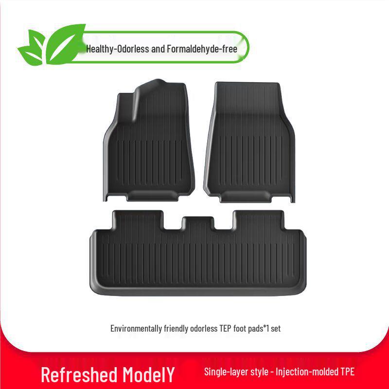 Tesla Model 3/Model Y TPE Floor Mats & Trunk Accessories for Version 25