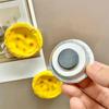 Cute Simulationpineapple Bun Fridge Magnets 3D Egg Tart Refrigerator Magnets Creative Cartoon Magnetic Sticker Home Decoration