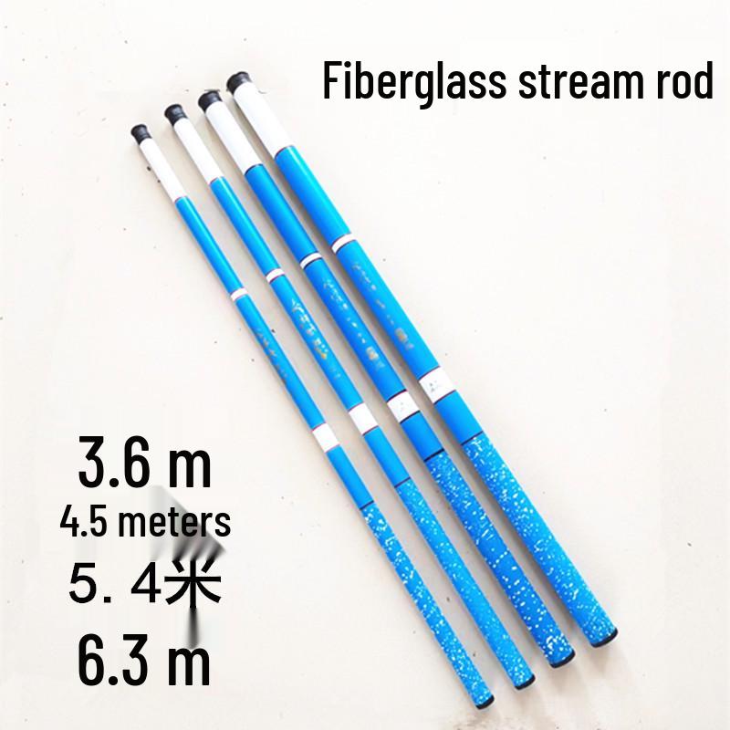 

Superhard FRP 28-Tune Beginner Fishing Rod – Ideal for Street Stall Practice 3.6m синий