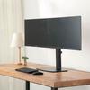 Ewent Monitor Support with Dual Arm Gas Spring for 2 Monitors Up To 27 Inches with Base - Support for 2