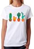 Cactus T-Shirt Ladies Fitted Tee Womens Fashion Top